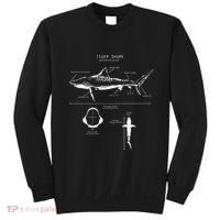 Tiger Shark Anatomy Marine Biologist Sweatshirt thumb 0