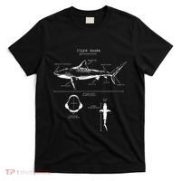 Tiger Shark Anatomy Marine Biologist T-Shirt thumb 0