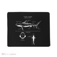 Tiger Shark Anatomy Marine Biologist Mousepad thumb 0