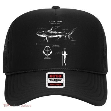 Tiger Shark Anatomy Marine Biologist Hat