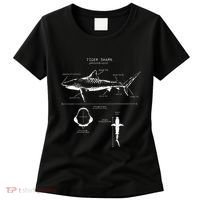 Tiger Shark Anatomy Marine Biologist Women's T-Shirt thumb 0