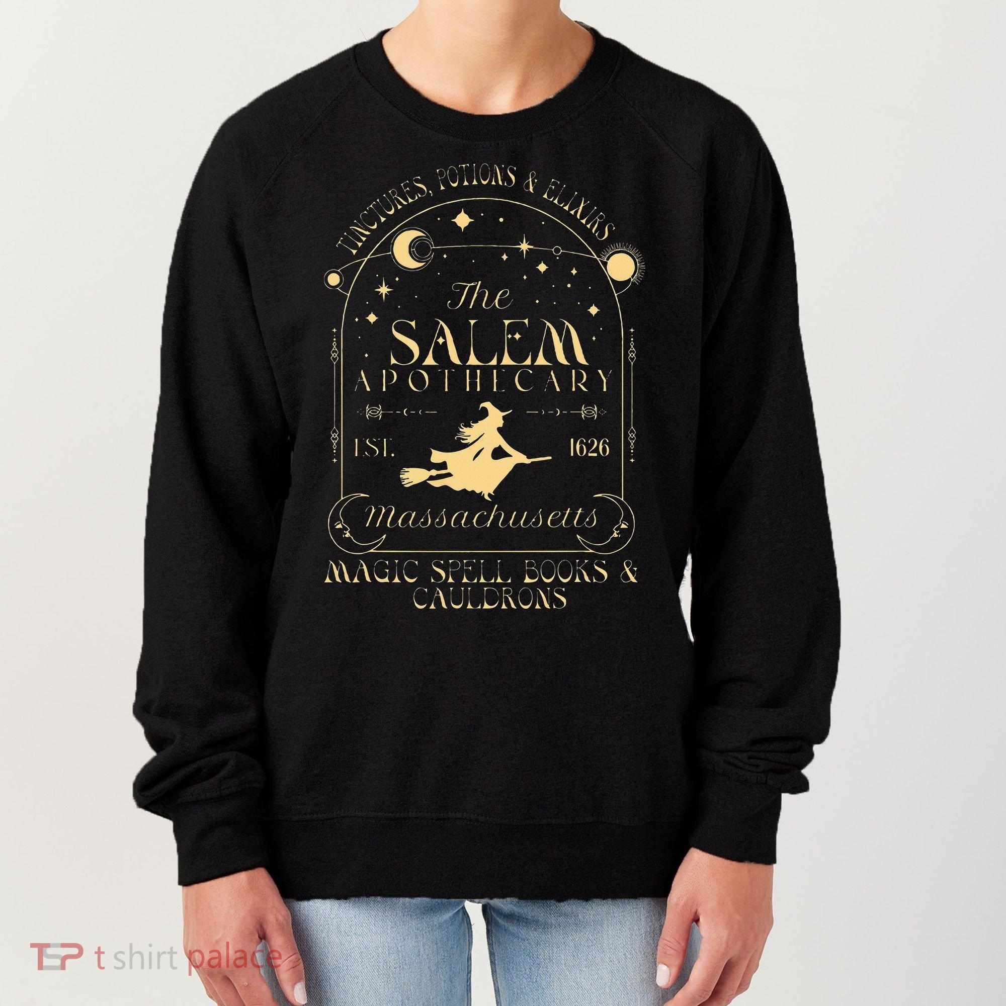 The Salem Apothecary Est 1626 Massachusetts Halloween Women's Sweatshirt
