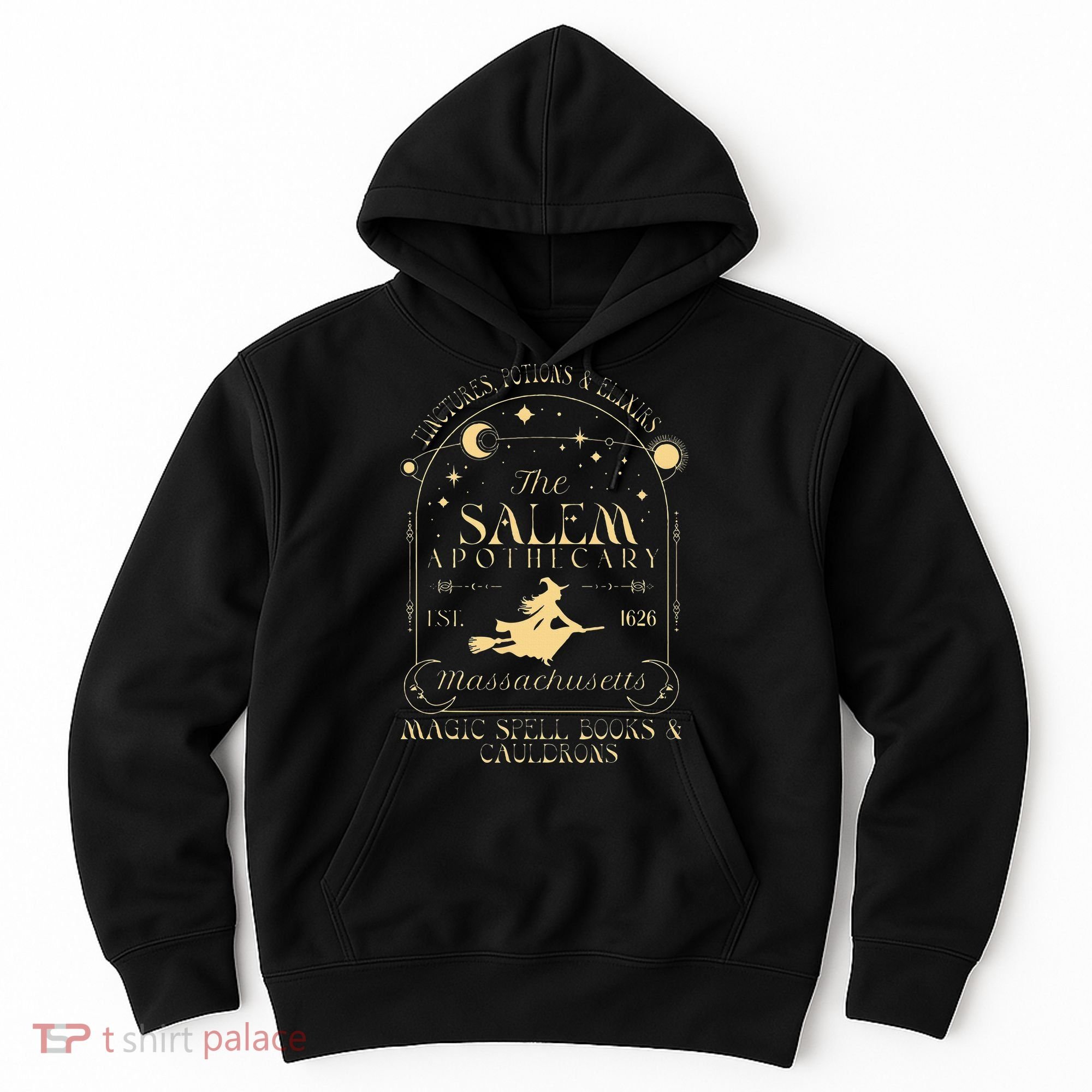 The Salem Apothecary Est 1626 Massachusetts Halloween Hoodie