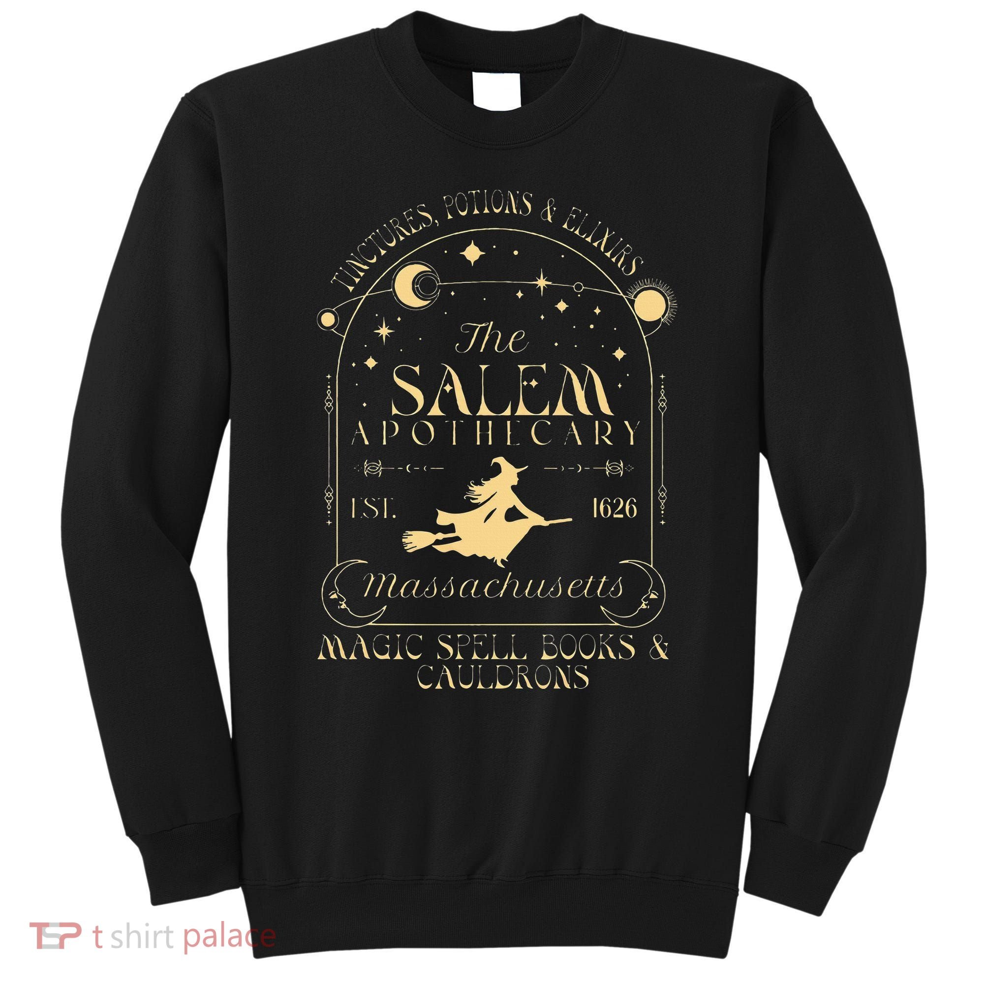 The Salem Apothecary Est 1626 Massachusetts Halloween Sweatshirt
