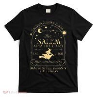 The Salem Apothecary Est 1626 Massachusetts Halloween T-Shirt thumb 0