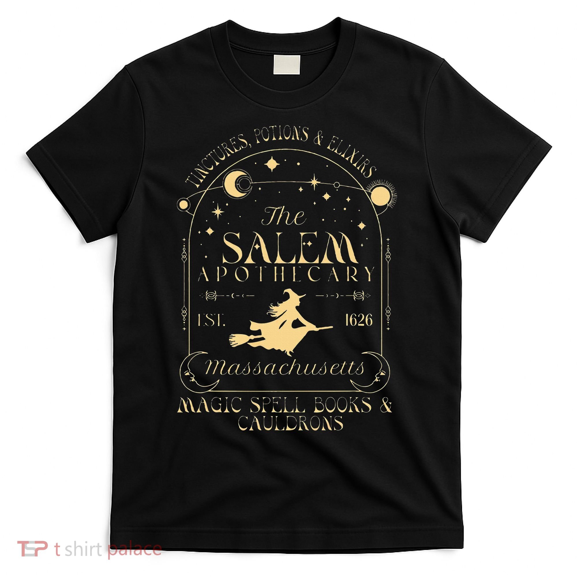 The Salem Apothecary Est 1626 Massachusetts Halloween T-Shirt