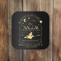The Salem Apothecary Est 1626 Massachusetts Halloween Coaster thumb 0
