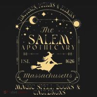 The Salem Apothecary Est 1626 Massachusetts Halloween Coaster thumb 2