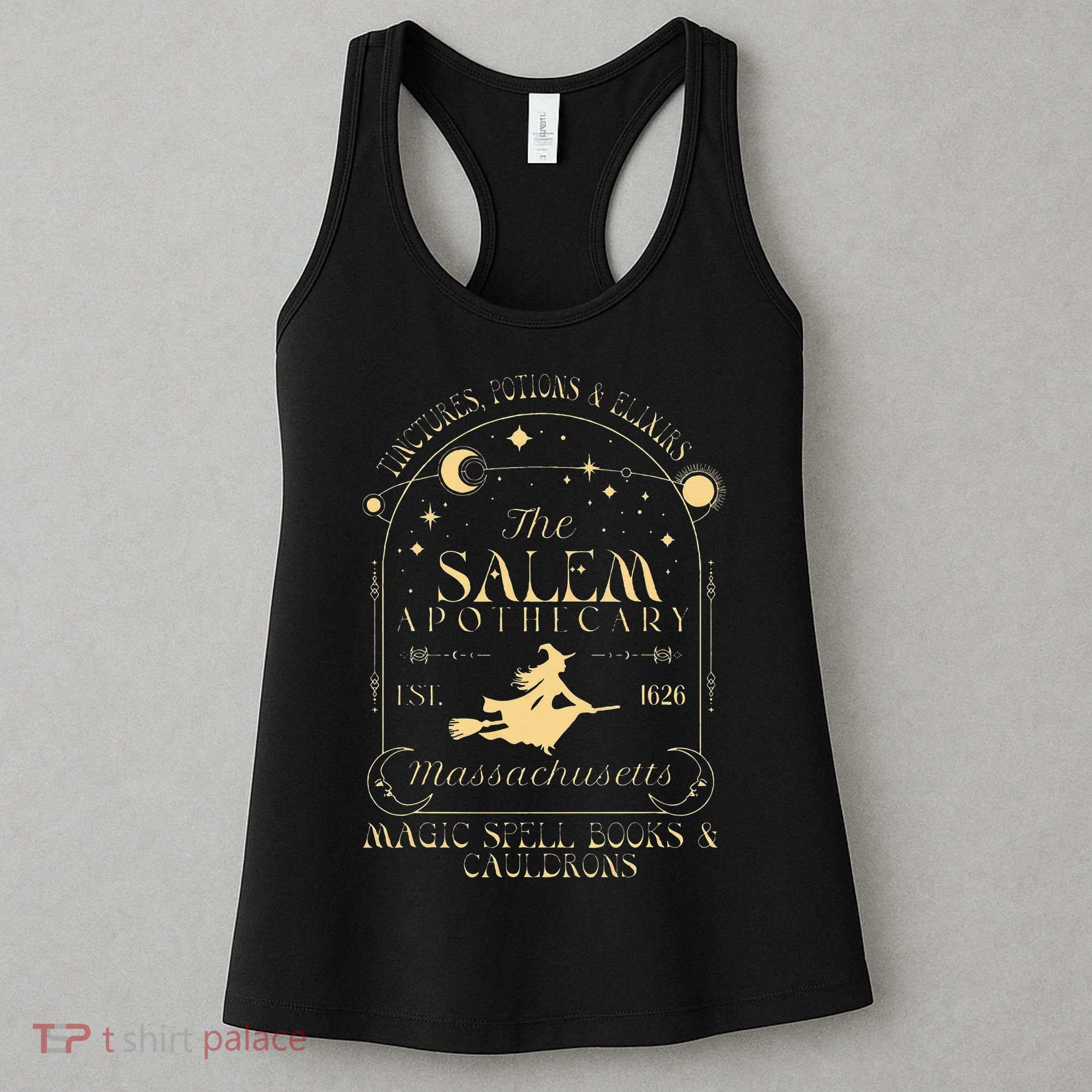 The Salem Apothecary Est 1626 Massachusetts Halloween Women's Tank Top