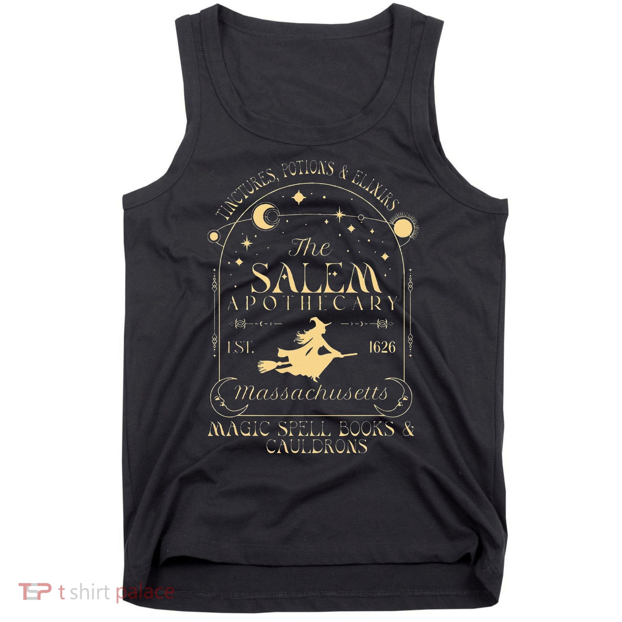The Salem Apothecary Est 1626 Massachusetts Halloween Tank Top