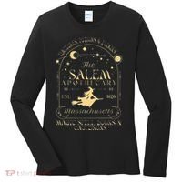 The Salem Apothecary Est 1626 Massachusetts Halloween Women's Long Sleeve Shirt thumb 0