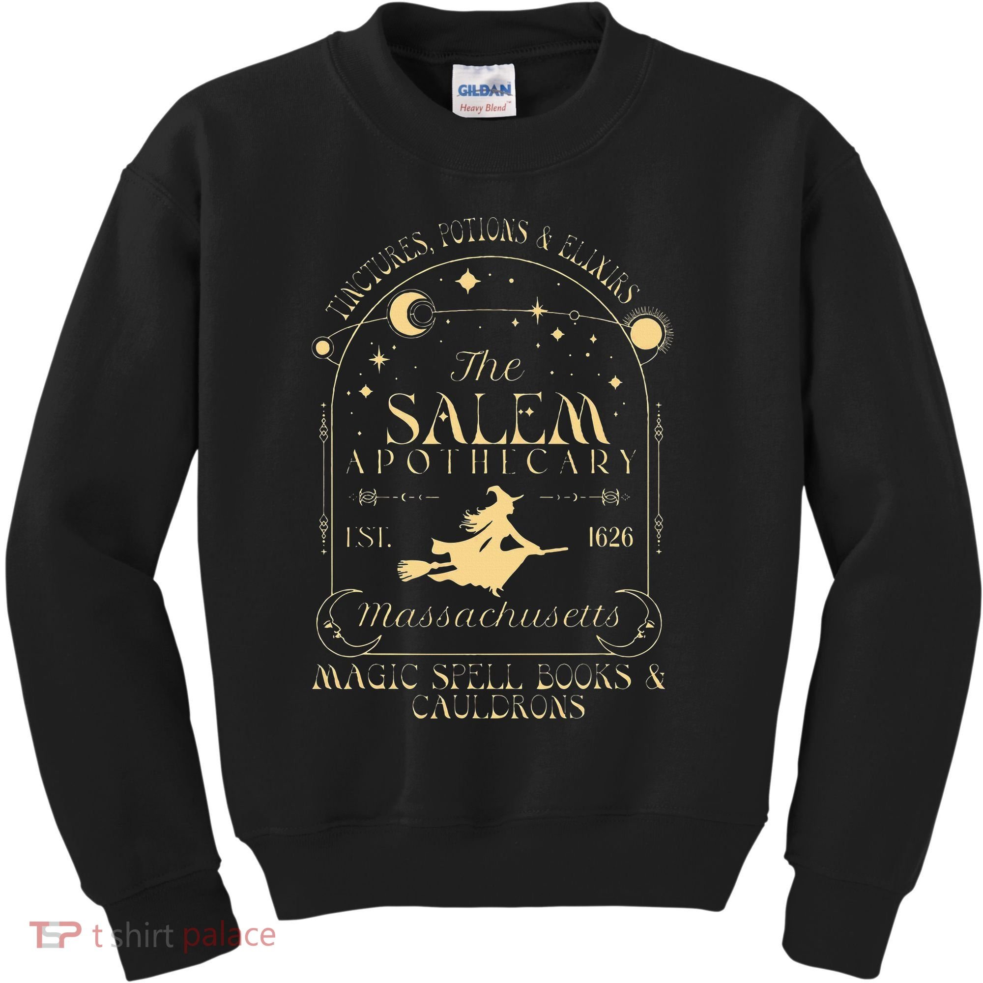 The Salem Apothecary Est 1626 Massachusetts Halloween Kids Sweatshirt
