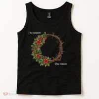 The Season And The Reason Christmas Tank Top thumb 2