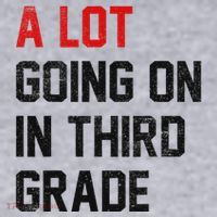 Teacher Student A Lot Going On In Third Grade Back To School Women's Sweatshirt thumb 2