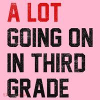 Teacher Student A Lot Going On In Third Grade Back To School Coaster thumb 2