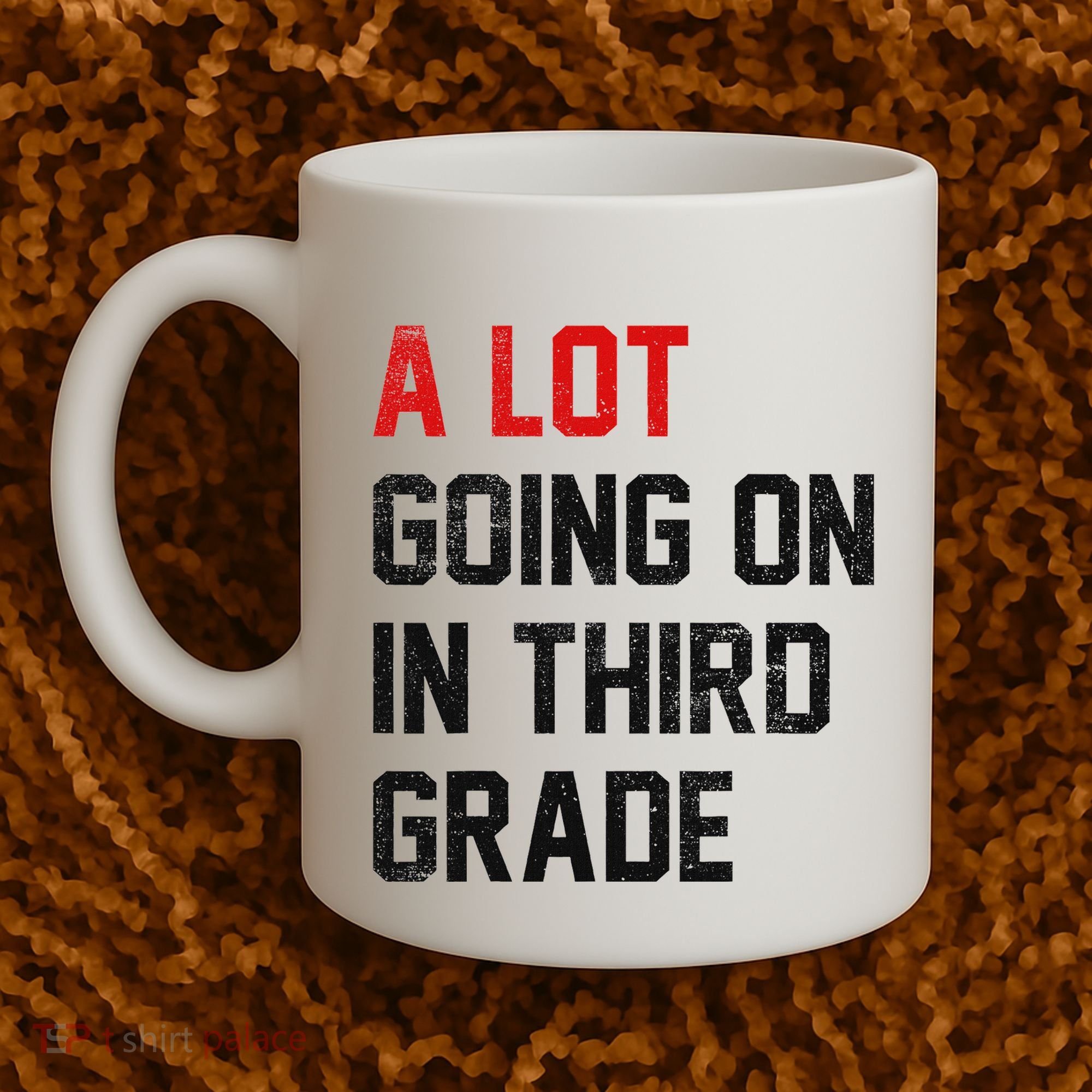 Teacher Student A Lot Going On In Third Grade Back To School Coffee Mug