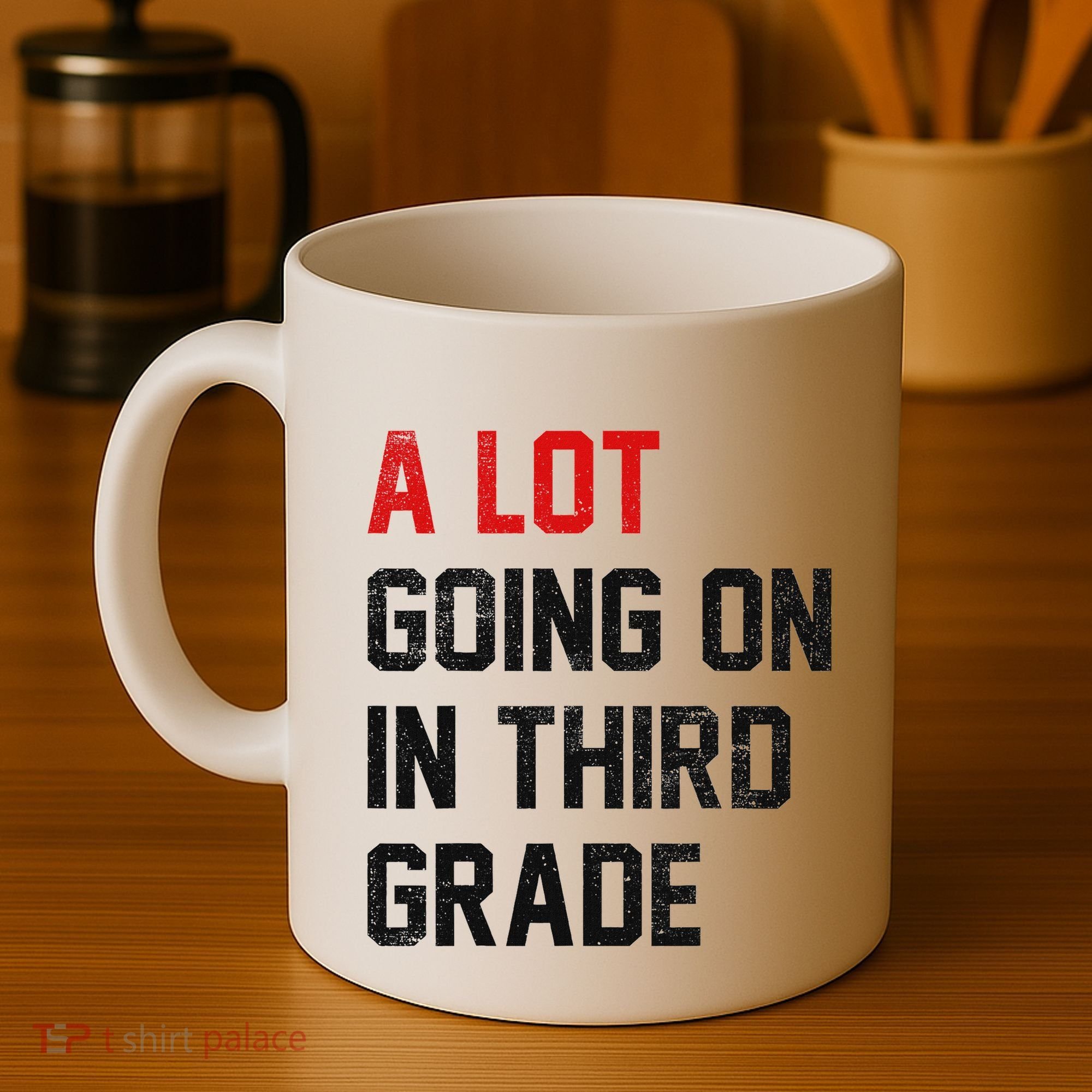 Teacher Student A Lot Going On In Third Grade Back To School Coffee Mug