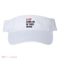 Teacher Student A Lot Going On In Third Grade Back To School Visor thumb 0