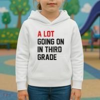 Teacher Student A Lot Going On In Third Grade Back To School Kids Hoodie thumb 3