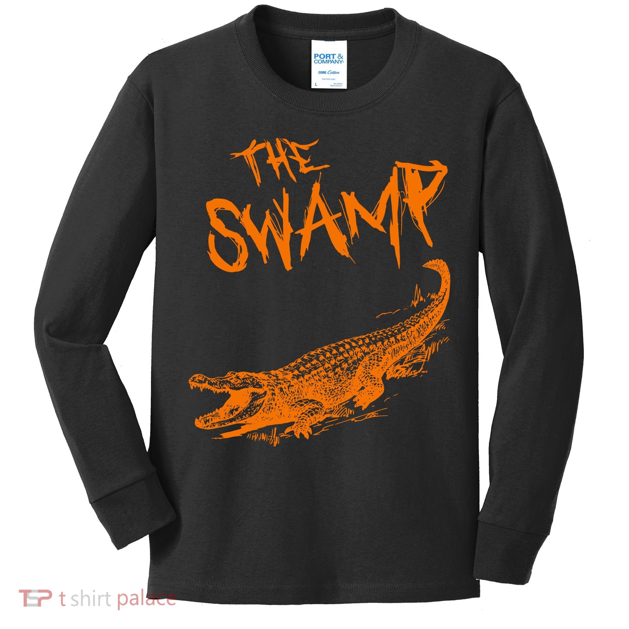 The Swamp Alligator Kids Long Sleeve Shirt