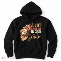 Teacher Student A Lot Going On In Third Grade Back To School Hoodie thumb 0