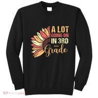 Teacher Student A Lot Going On In Third Grade Back To School Sweatshirt thumb 0