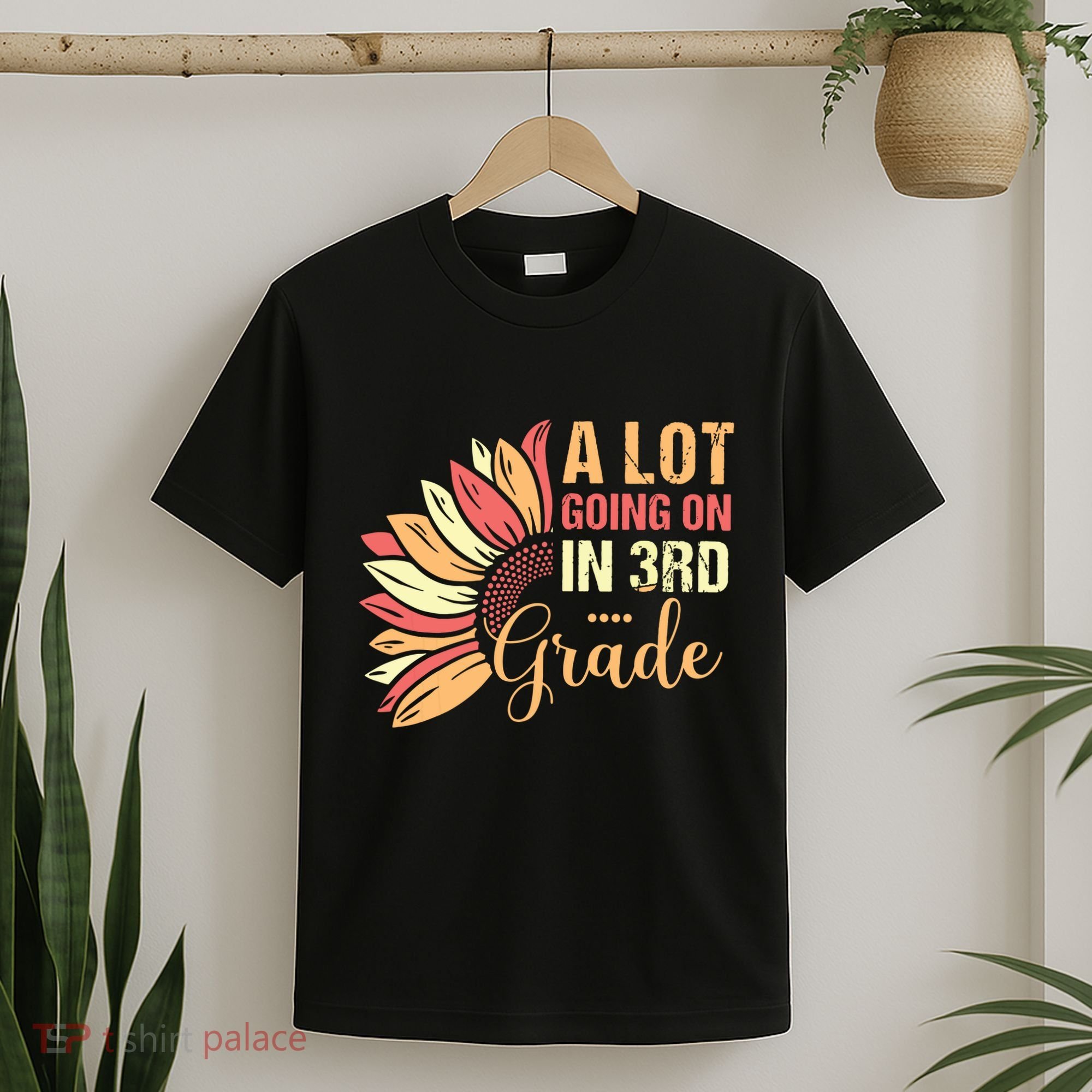 Teacher Student A Lot Going On In Third Grade Back To School T-Shirt