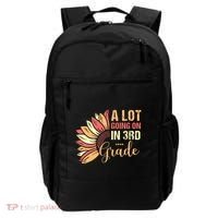 Teacher Student A Lot Going On In Third Grade Back To School Backpack thumb 0