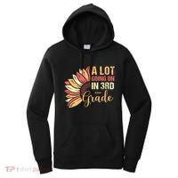 Teacher Student A Lot Going On In Third Grade Back To School Women's Hoodie thumb 0