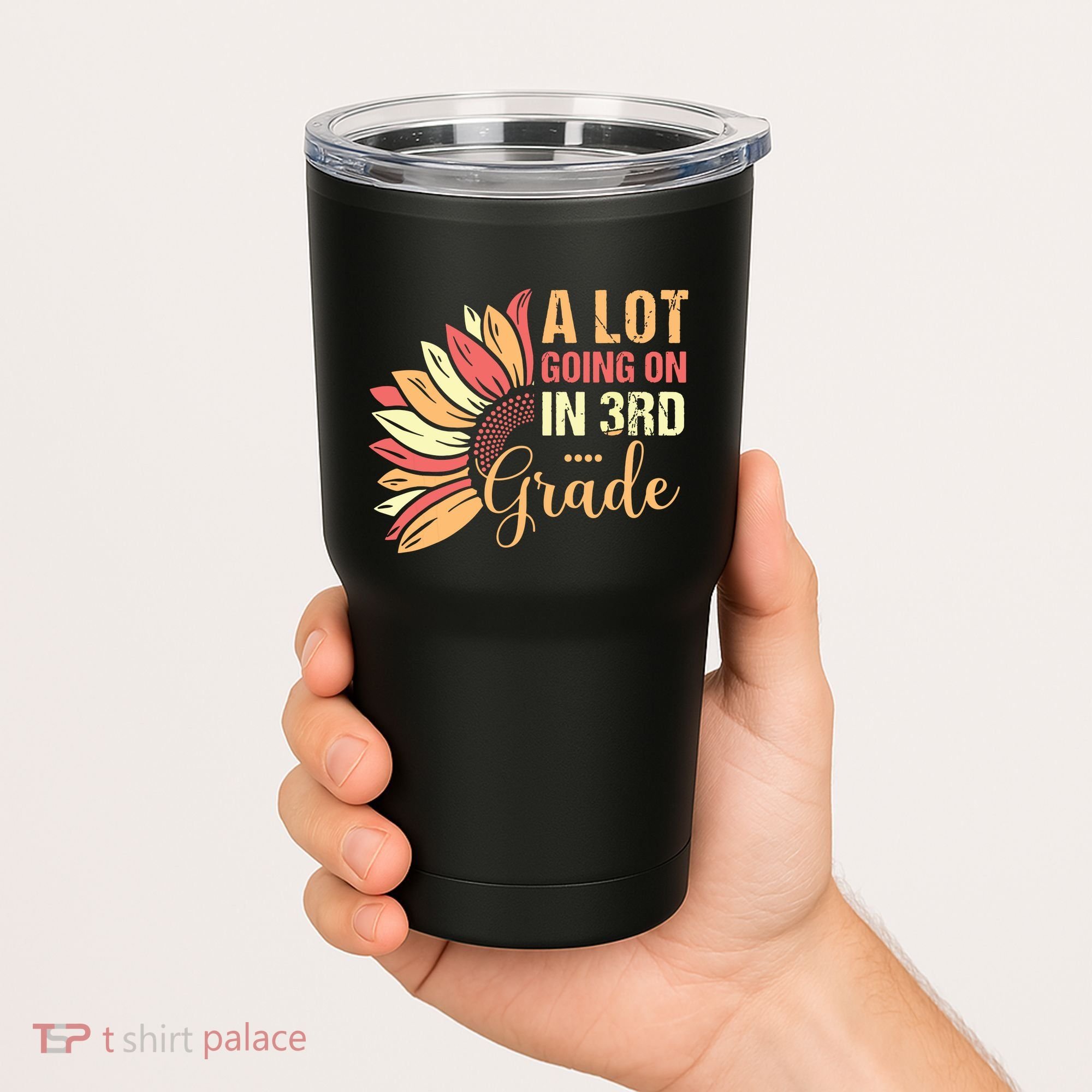Teacher Student A Lot Going On In Third Grade Back To School Tumbler