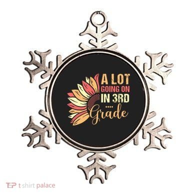 Teacher Student A Lot Going On In Third Grade Back To School Ornament