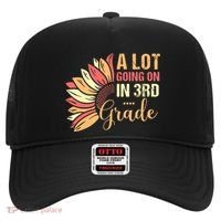 Teacher Student A Lot Going On In Third Grade Back To School Hat thumb 0