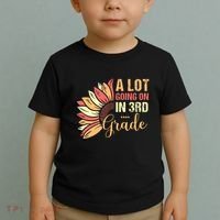 Teacher Student A Lot Going On In Third Grade Back To School Toddler T-Shirt thumb 2