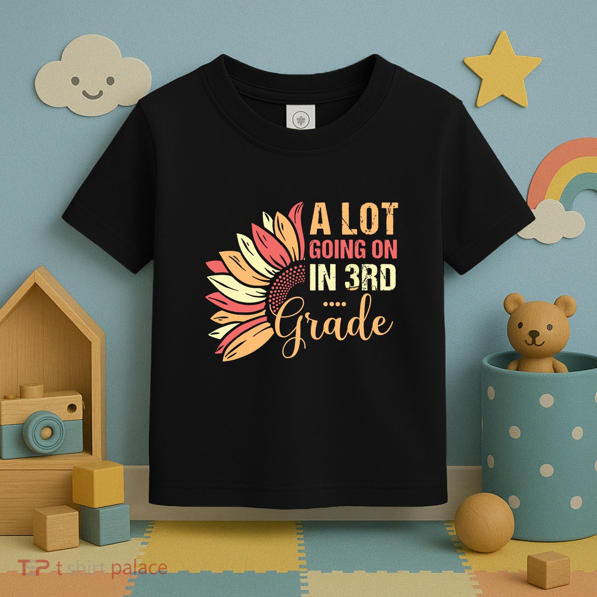 Teacher Student A Lot Going On In Third Grade Back To School Toddler T-Shirt
