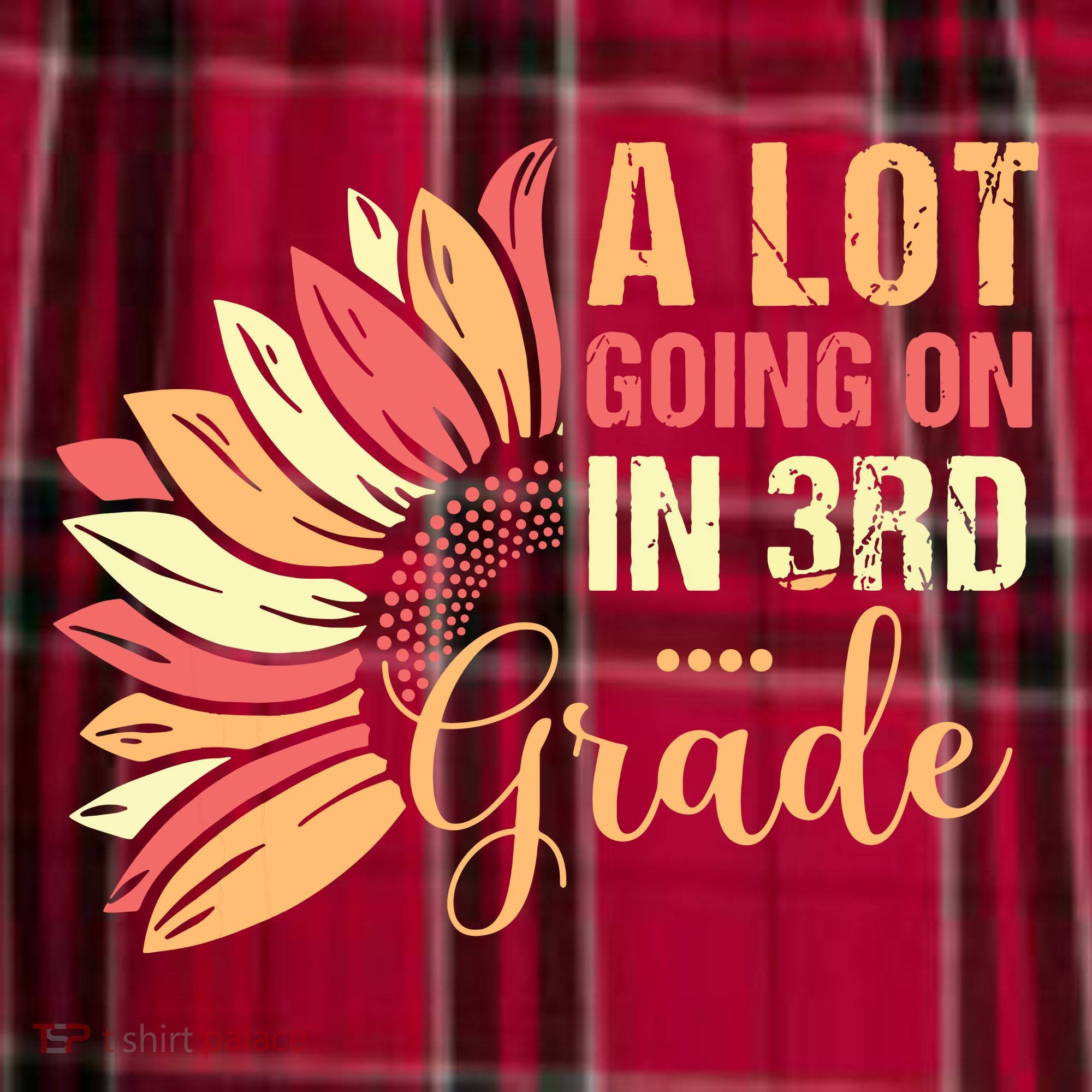 Teacher Student A Lot Going On In Third Grade Back To School Men's Flannel Plaid Pajama Pants