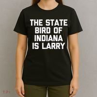 The State Bird Of Indiana Is Larry Funny Basketball T-Shirt thumb 4