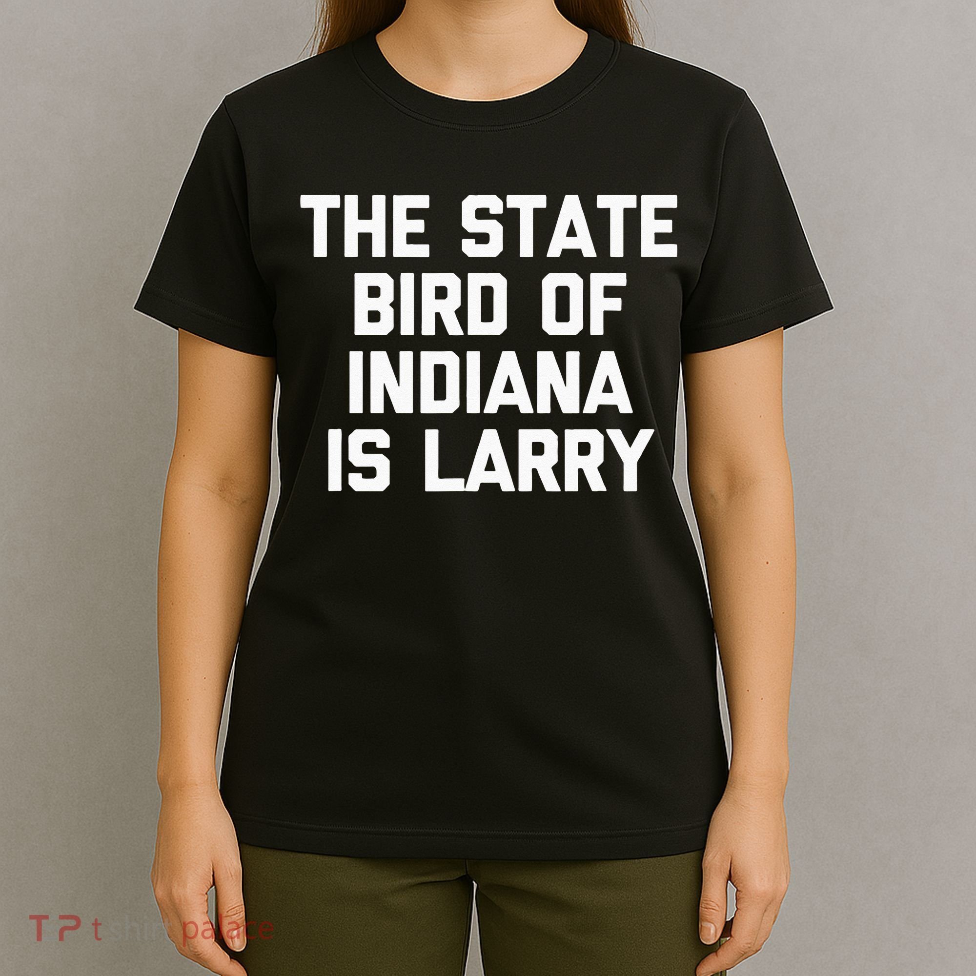The State Bird Of Indiana Is Larry Funny Basketball T-Shirt