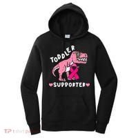 Toddler Supporter Breast Cancer Awareness Boys TRex Women's Hoodie thumb 0