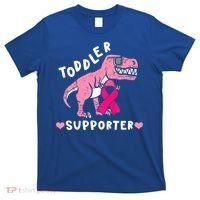 Toddler Supporter Breast Cancer Awareness Boys TRex T-Shirt thumb 0