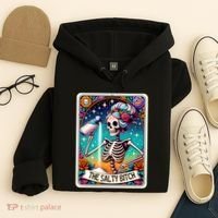 The Salty Bitch Funny Tarot Card Hoodie thumb 4
