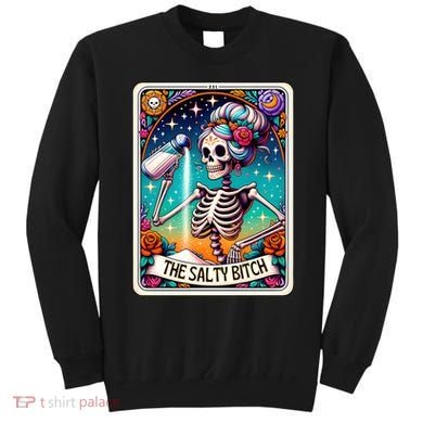 The Salty Bitch Funny Tarot Card Sweatshirt