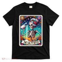 The Salty Bitch Funny Tarot Card T-Shirt thumb 0