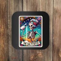 The Salty Bitch Funny Tarot Card Coaster thumb 0