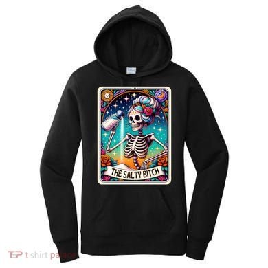 The Salty Bitch Funny Tarot Card Women's Hoodie