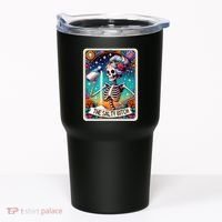The Salty Bitch Funny Tarot Card Tumbler thumb 0