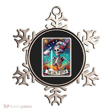 The Salty Bitch Funny Tarot Card Ornament