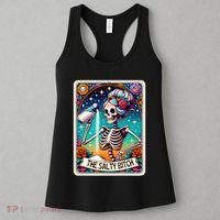 The Salty Bitch Funny Tarot Card Women's Tank Top thumb 3