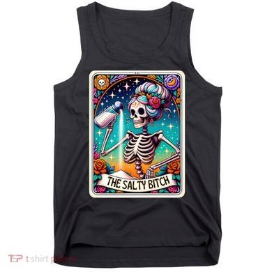 The Salty Bitch Funny Tarot Card Tank Top