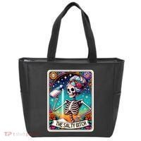 The Salty Bitch Funny Tarot Card Tote Bag thumb 0