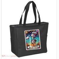 The Salty Bitch Funny Tarot Card Tote Bag thumb 2